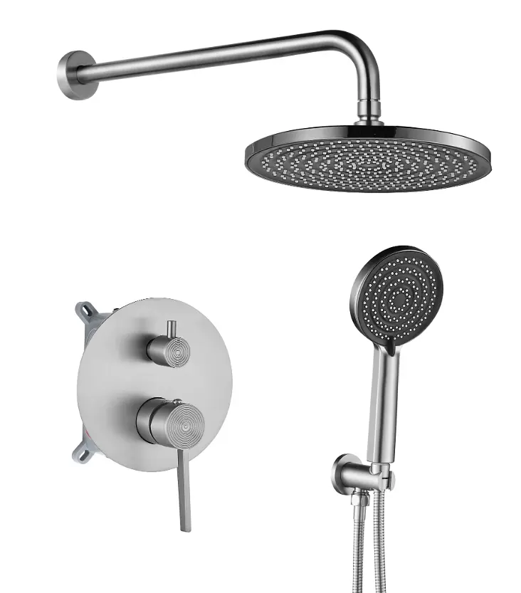 Душова система прихованого монтажу Rea Foster nickel brushed REA-P6440