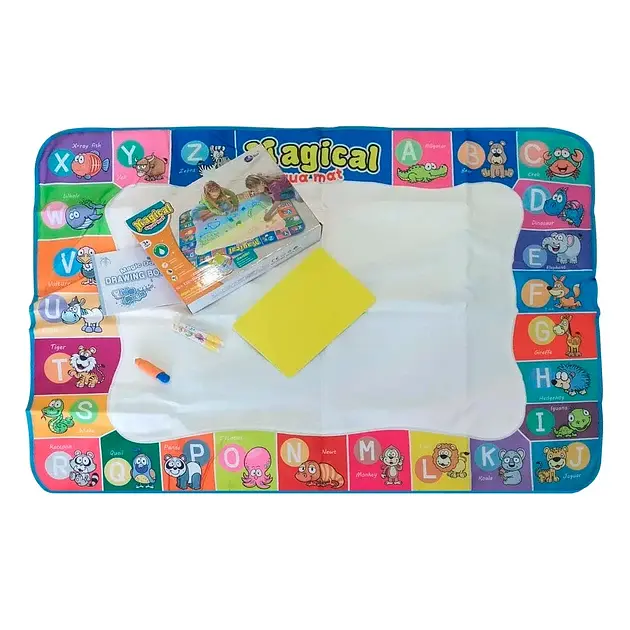 Дитячий килимок для малювання водою Aquamagic Magical Aqua Mat розвивальний аквакидочок із водними маркерами - фото 5