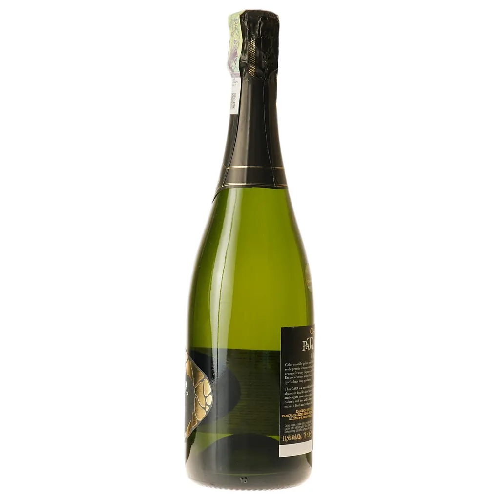 Вино игристое Pata Negra Cava Brut, 11,5%, 0,75 л (AT3C009) - фото 2