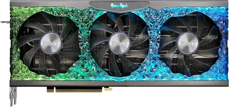 Відеокарта GeForce RTX 3080 10GB Palit GameRock (NED3080U19IA-1020G) Б/В