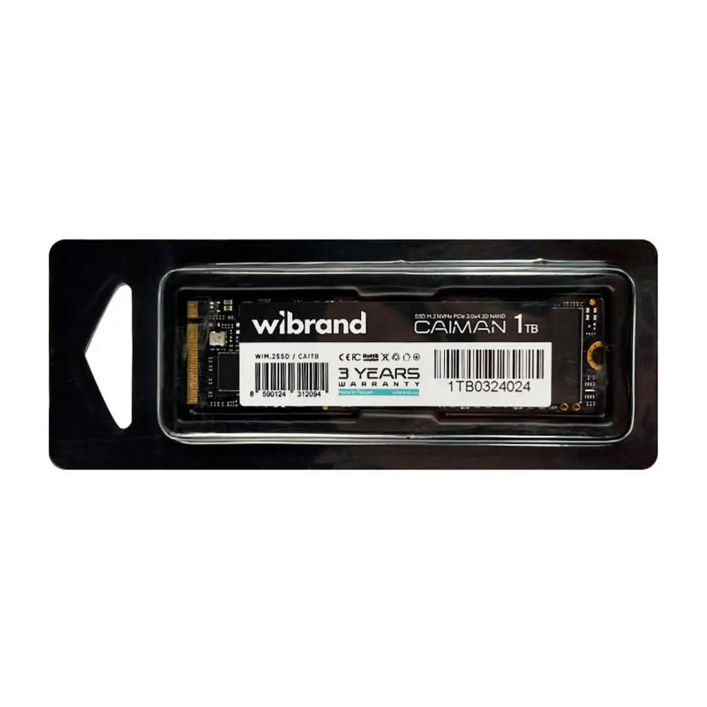 Накопичувач SSD M.2 2280 1TB Caiman Wibrand (WIM.2SSD/CA1TB) - фото 2