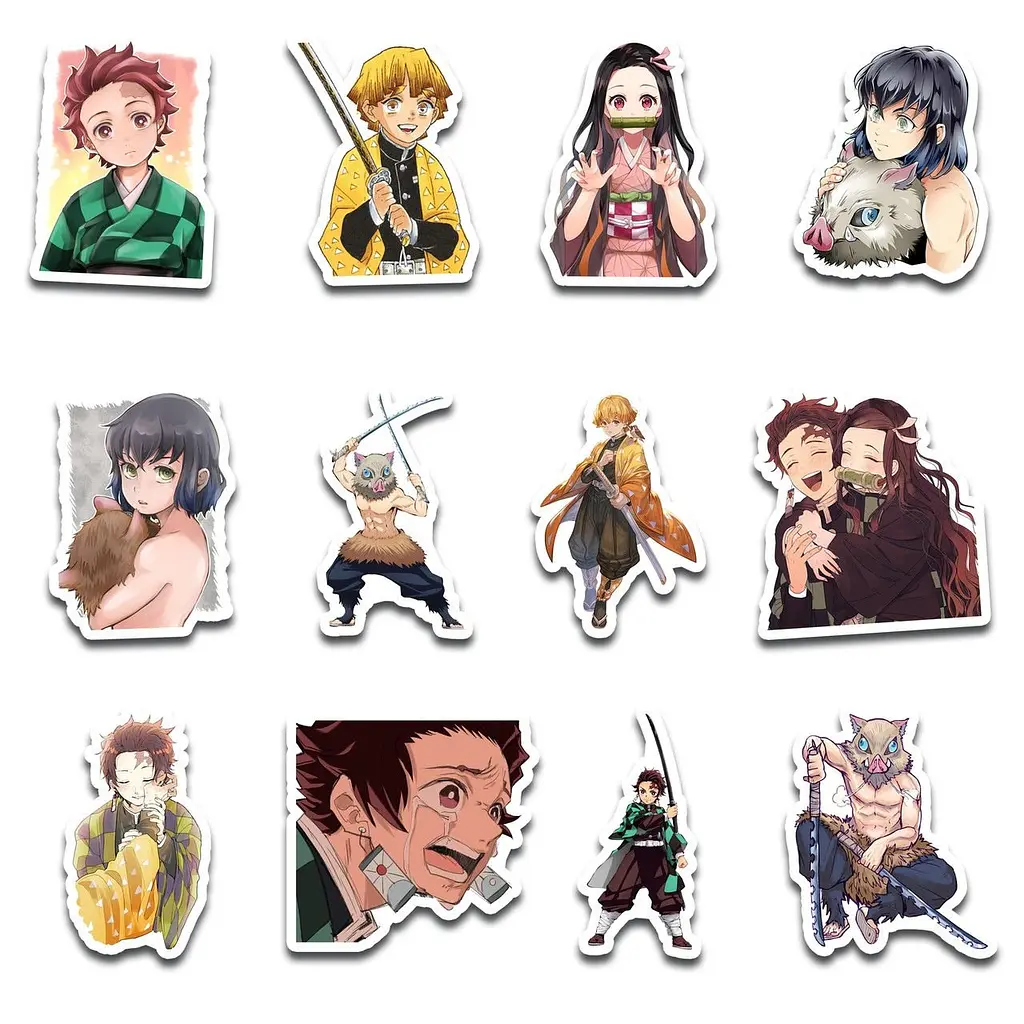 Стікерпак GeekLand Demon Slayer 45 штук (SP GL SD 02) - фото 3