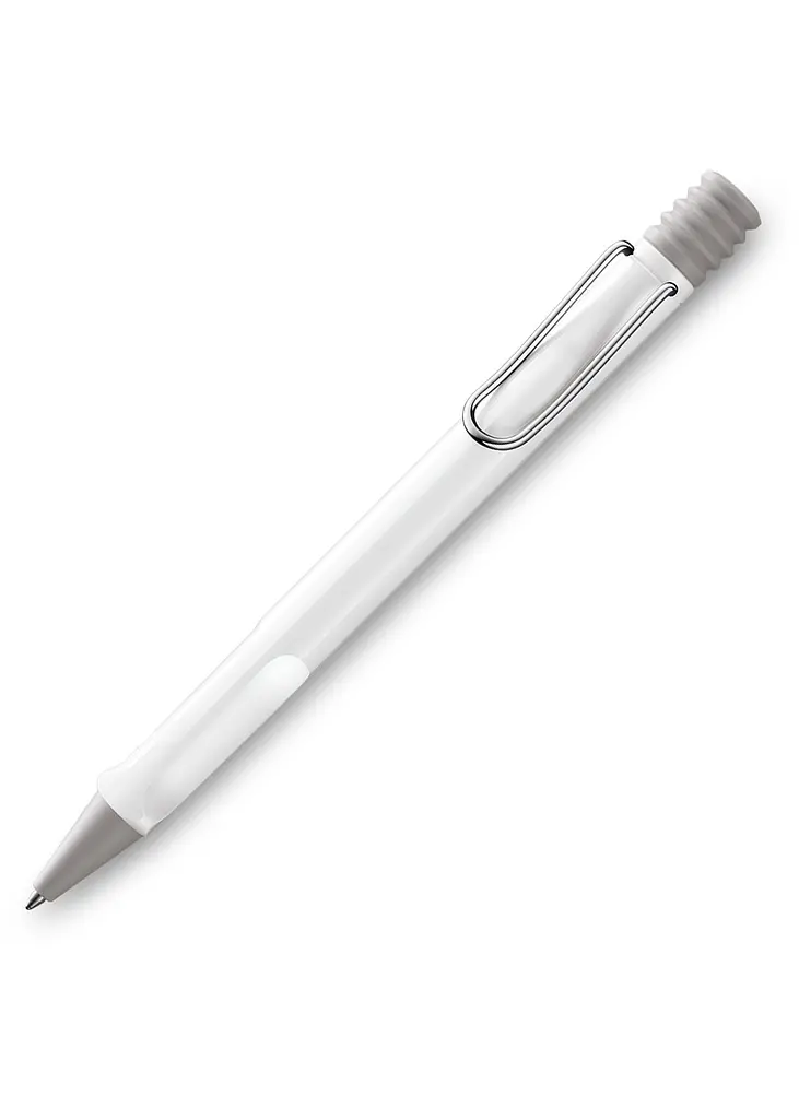 Кулькова ручка LAMY Safari білий, стрижень M M16 синій (4000902)