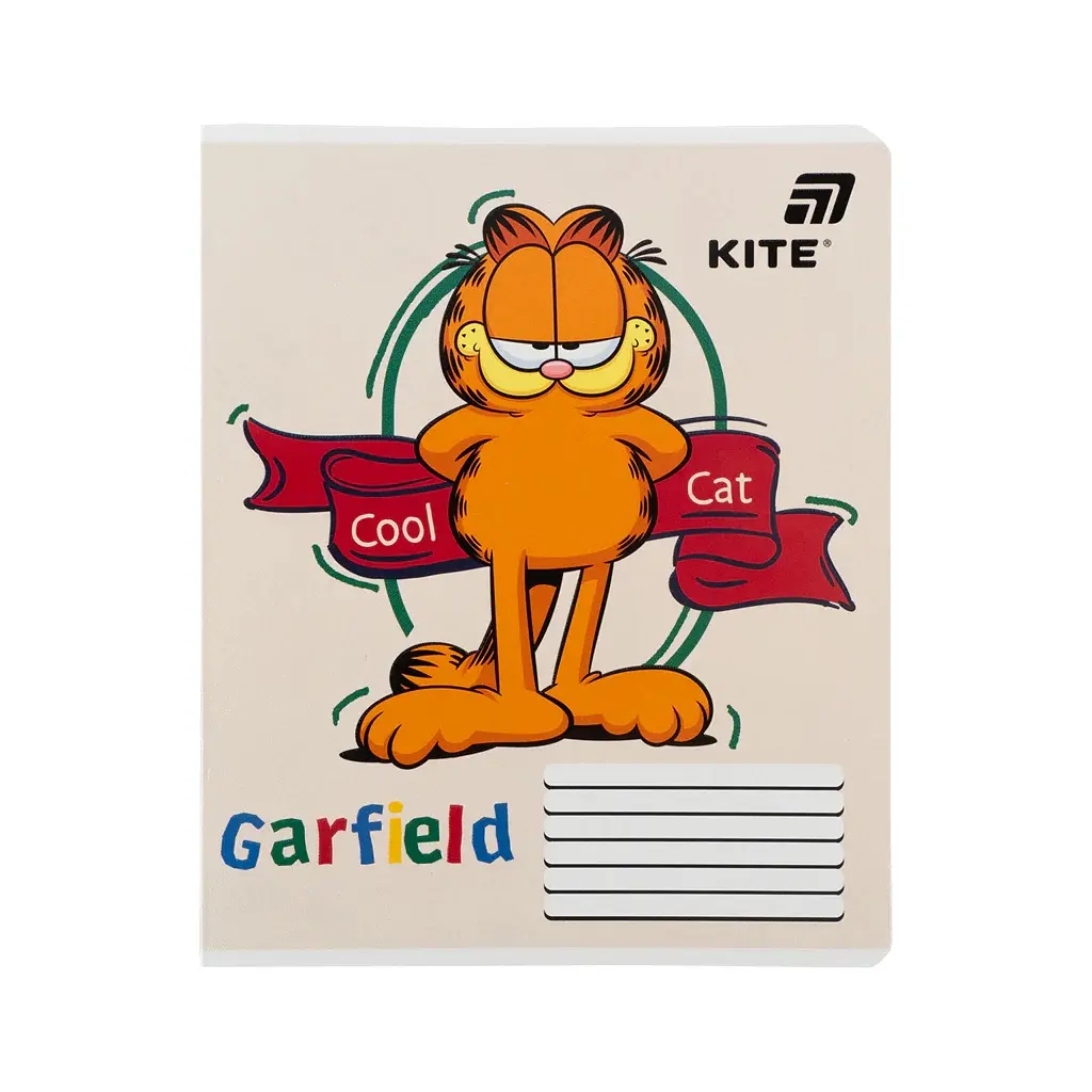 Зошит Kite Garfield, 18 аркушів, клітинка (GF26-236) - фото 6