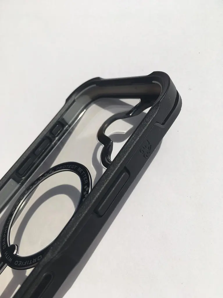 Чохол ZAGG Gear4 Rainier MagSafe KS для iPhone 17 Прозорий протиударний із підставкою Black аналог OtterBox - фото 7