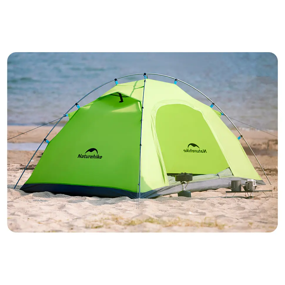 Намет Naturehike CNK2450WS030 двомісний зелений - фото 5
