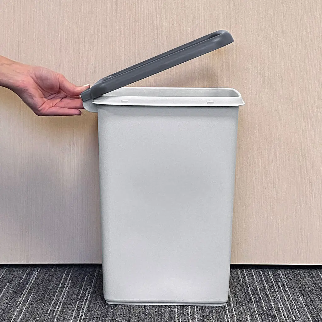 Ведро для мусора MBM My Home 12 л серое (BIN-02 12L GRAY) - фото 8