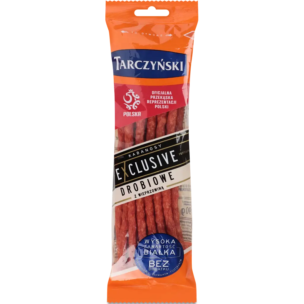Набор: колбаски Tarczynski Kabanos Exclusive Drobiowe с/к 90 г + колбаски Tarczynski Kabanos Exclusive Cheddar с/к 90 г - фото 3