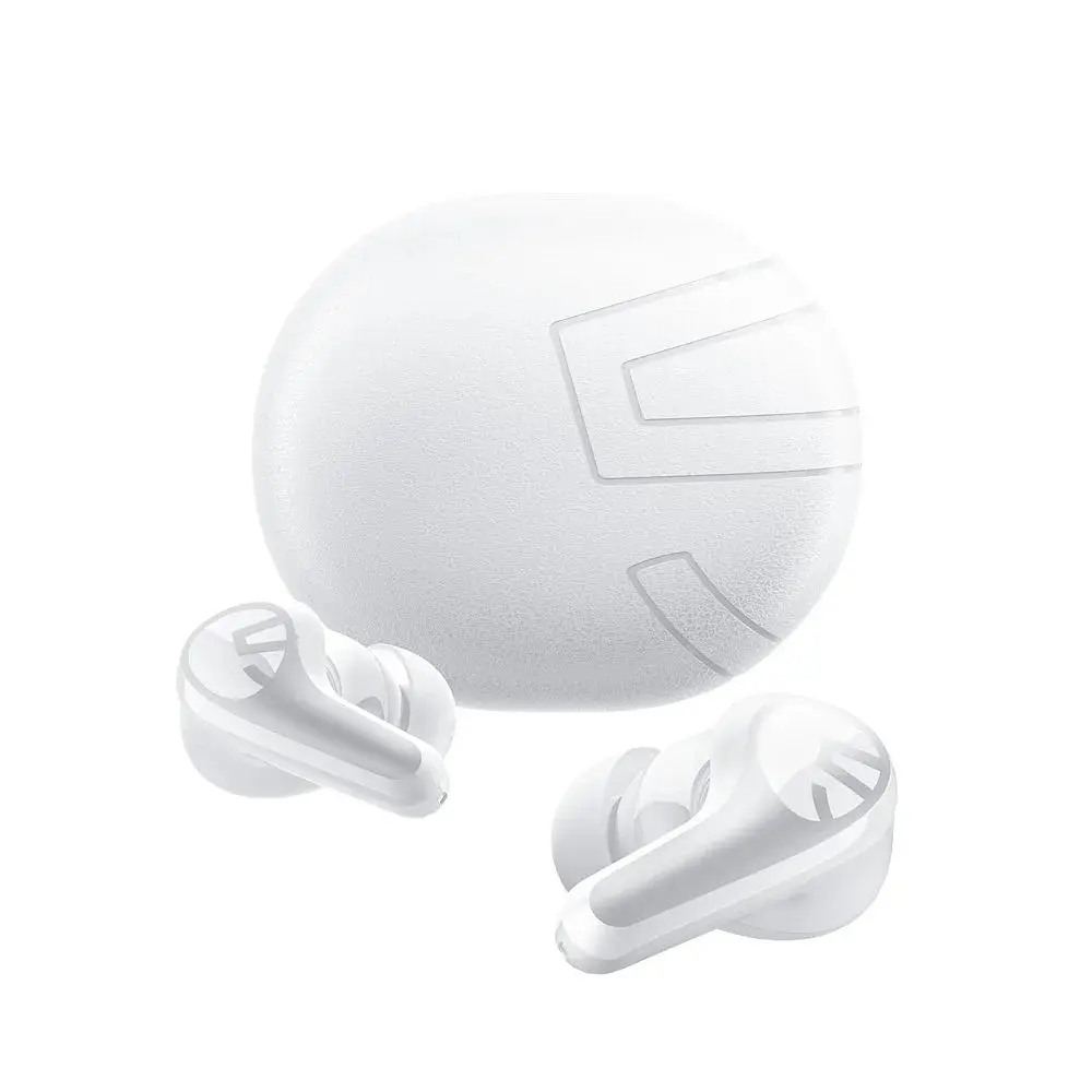 Бездротові навушники TWS SOUNDPEATS C30 з гібридним шумозаглушенням та Hi-Res Audio (Білий) - фото 4