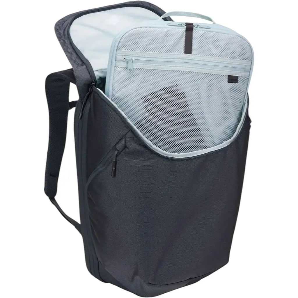 Комплект: Рюкзак Thule Subterra 2 Travel Backpack 26L Dark Slate (TH 3205055) + Органайзер Thule Subterra 2 PowerShuttle Small Dark Slate (TH 3205038) - фото 9