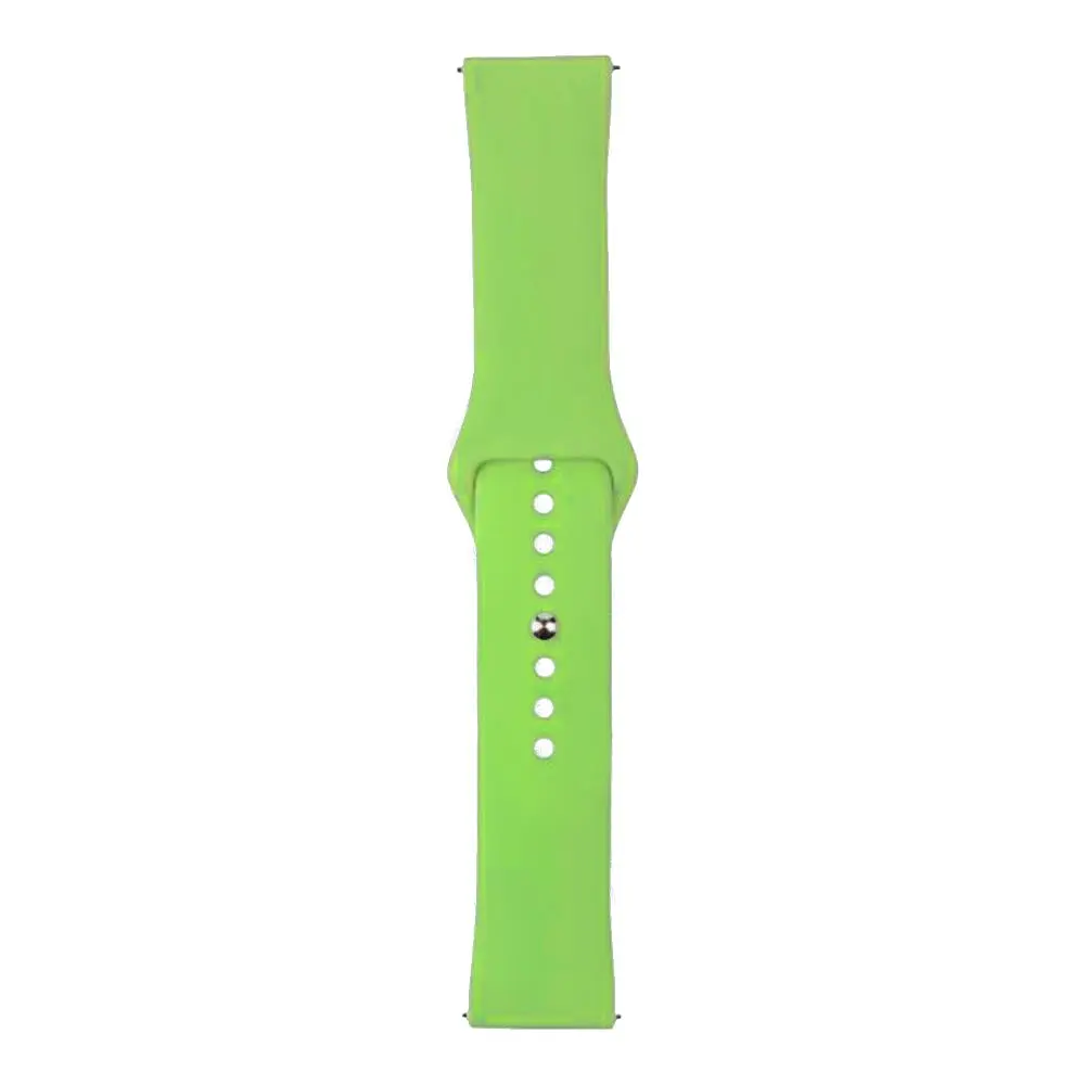 Ремінець Universal 22mm Silicone Button Design Samsung/Amazfit/Huawei Green (35683_3667302)