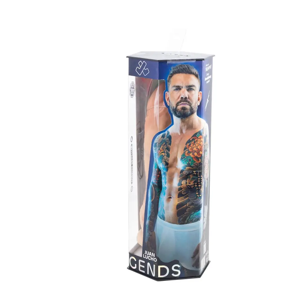 Фалоімітатор Silexd Legends Juan Lucho Dildo 9", 23.3 см (тілесний) - фото 9