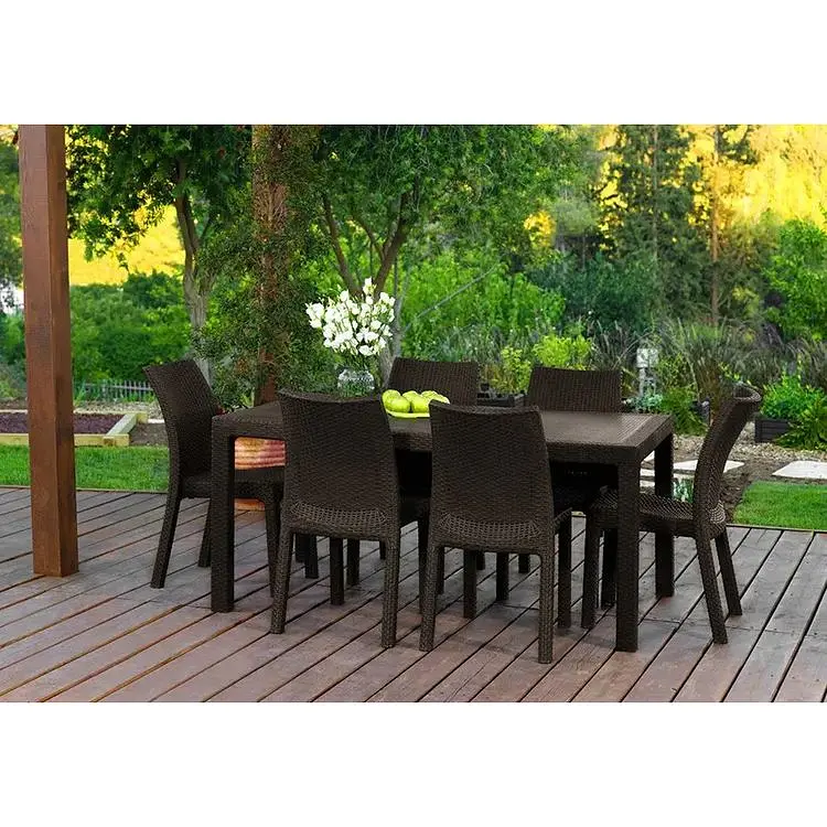 Стул Keter Toscana коричневый (17197581521) - фото 5