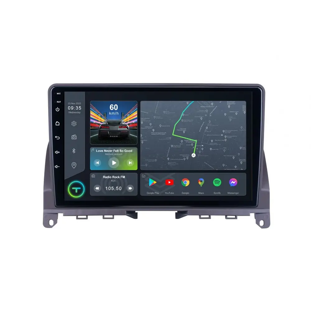 Штатна магнітола TORSSEN Mercedes W204 C-class 07-14 FL9 4+64Gb 4G Carplay DSP