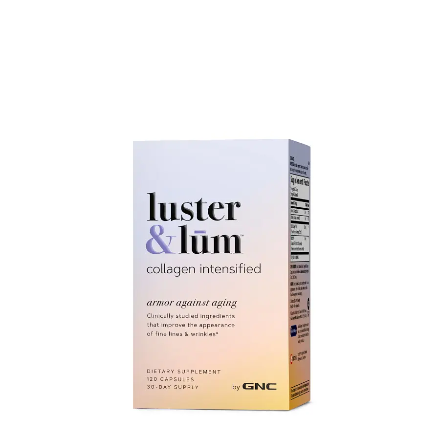 Препарат для суглобів і зв'язок GNC Luster & Lum Collagen Intensified 120 капсул - фото 2