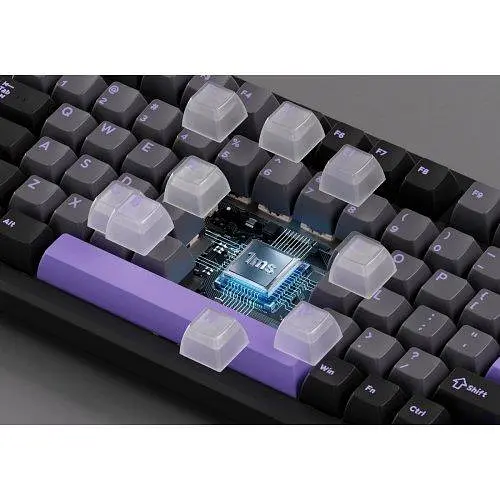 Клавіатура MCHOSE G98 Pro RGB Mechanical Flame Помаранчевий Switch Wireless (MC-G98S-5) Чорний - фото 7