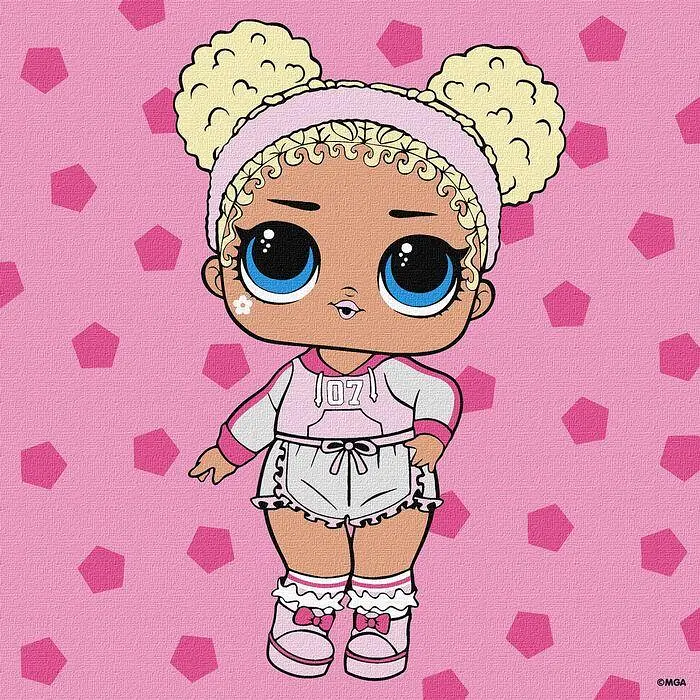 Творчий набір для дітей "L.O.L. Surprise! Game on. Flower Child", 25×25 см (KHO1320)