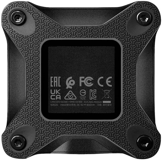 Внешний накопитель SSD 1Tb ADATA SD620 USB 3.2 (Gen 2) (SD620-1TCBK) - фото 3