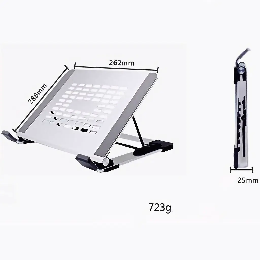 Держатель для планшета/ноутбука BeCover BC-P2 Silver (710072) - фото 5