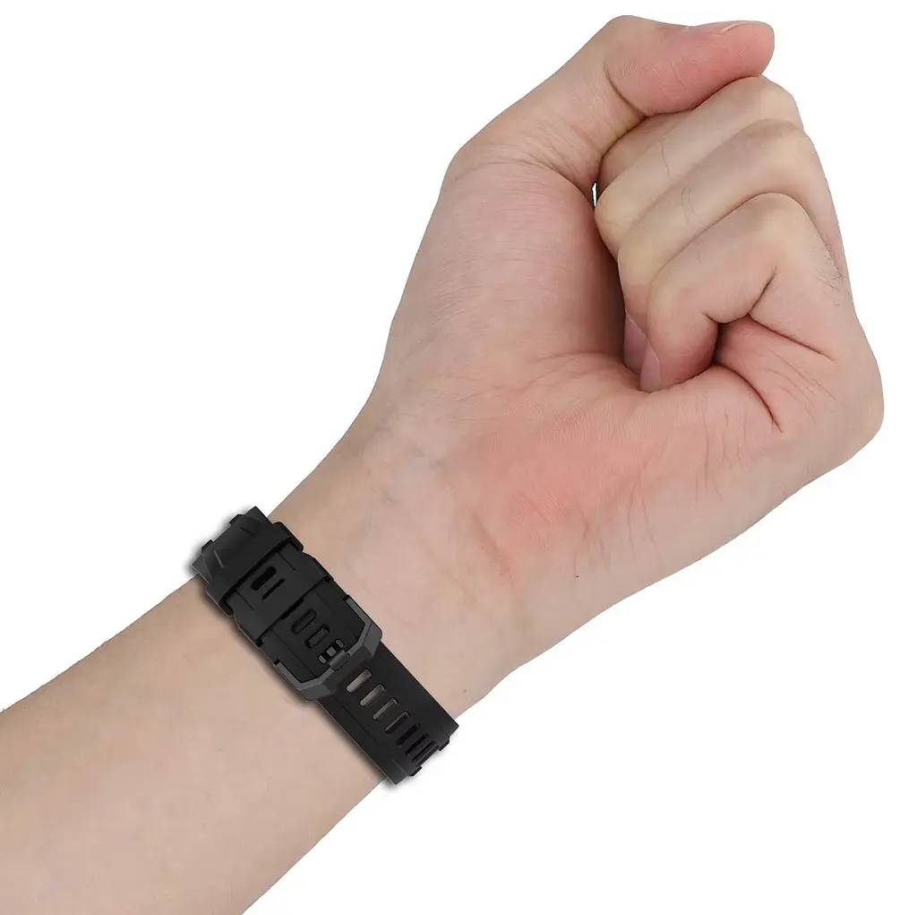 Силиконовый ремешок Primolux для смарт-часов Amazfit T-Rex Ultra (A2142) Black - фото 7