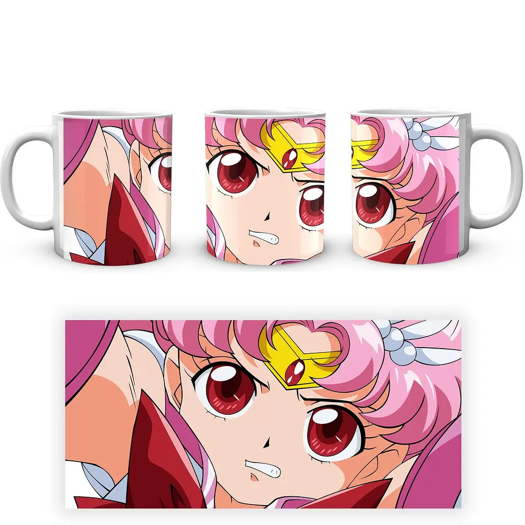 Кухоль GeekLand Sailor Moon Сейлор Мун Чібіуса SM 02.22 330 мл білий - фото 4