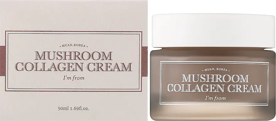 Ліфтинг-крем для обличчя з фітоколагеном I'm From Mushroom Collagen Cream 50 мл - фото 2