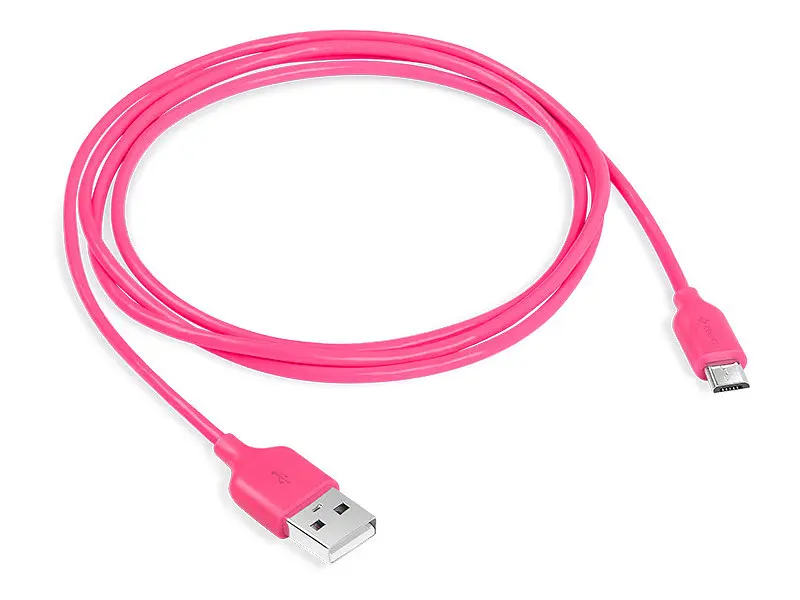 Кабель Ttec MicroUSB 1.2m Pink (2DK7530P) - фото 2