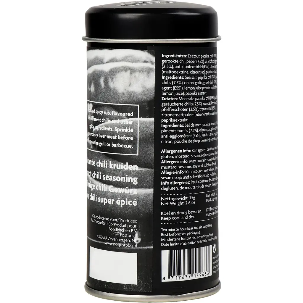 Приправа Not Just BBQ Ghost Chilli Rub 75 г - фото 3
