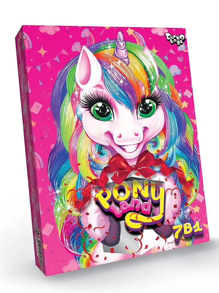 Набір для творчості Danko Toys Pony Land 7 в 1 (ДТ-ГО-09300)