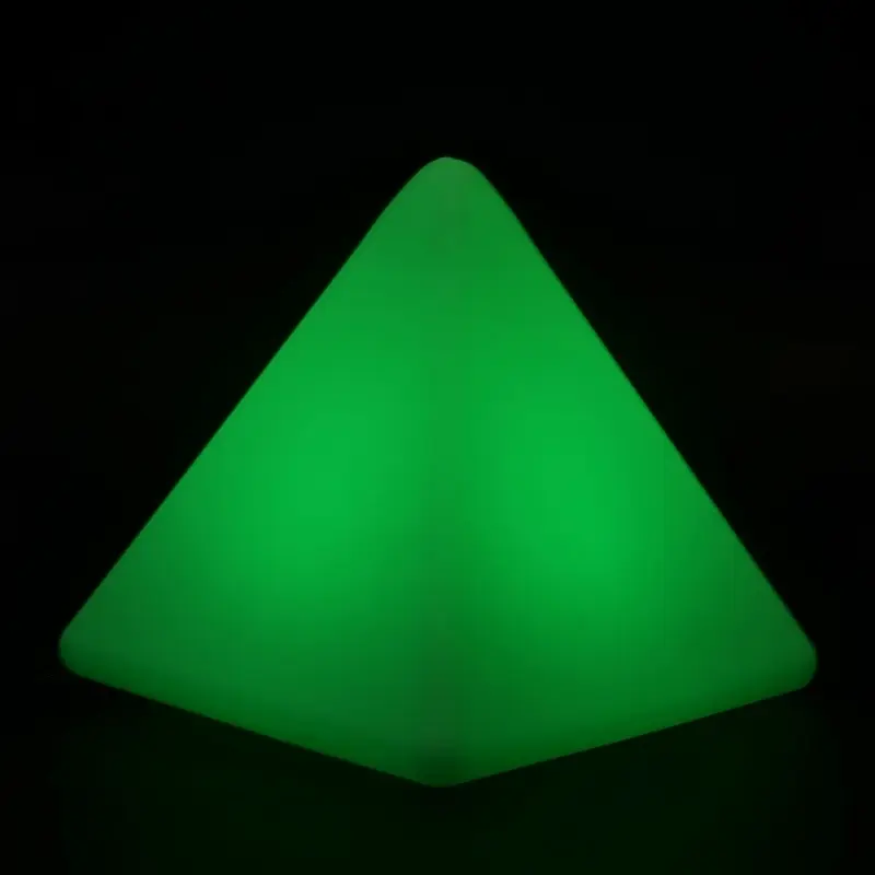 Светильник Brille с аккумулятором LED RGB пластиковый Пирамида мал. - фото 5