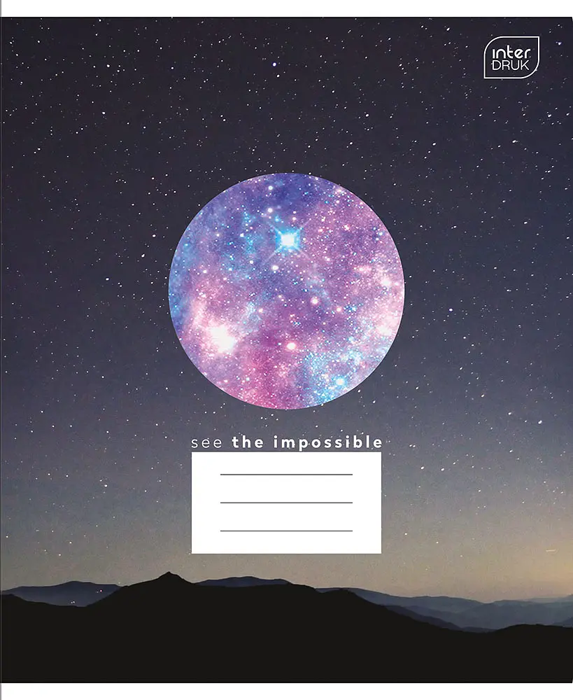 Набор тетрадей Interdruk Premium Galaxy ученические клетчатые А5+ 48 листов 4 шт. (339461-4) - фото 3