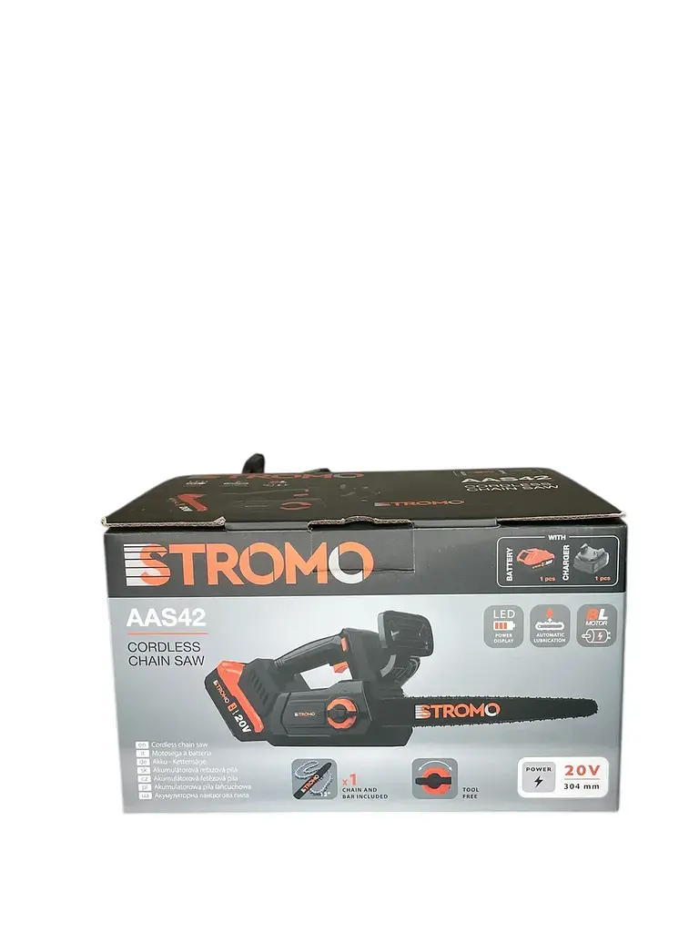 Акумуляторна ланцюгова пила STROMO AAS-42 20 В, 1 АКБ 4 Аг, ЗП - фото 4