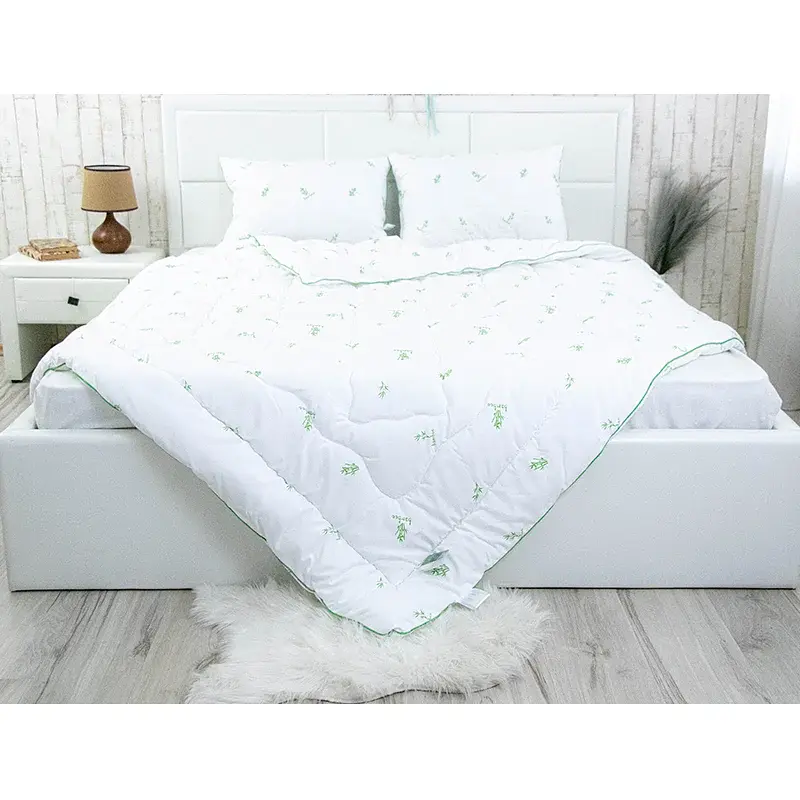 Ковдра зимова бамбукова Руно Bamboo Style 140х205 см біла - фото 3