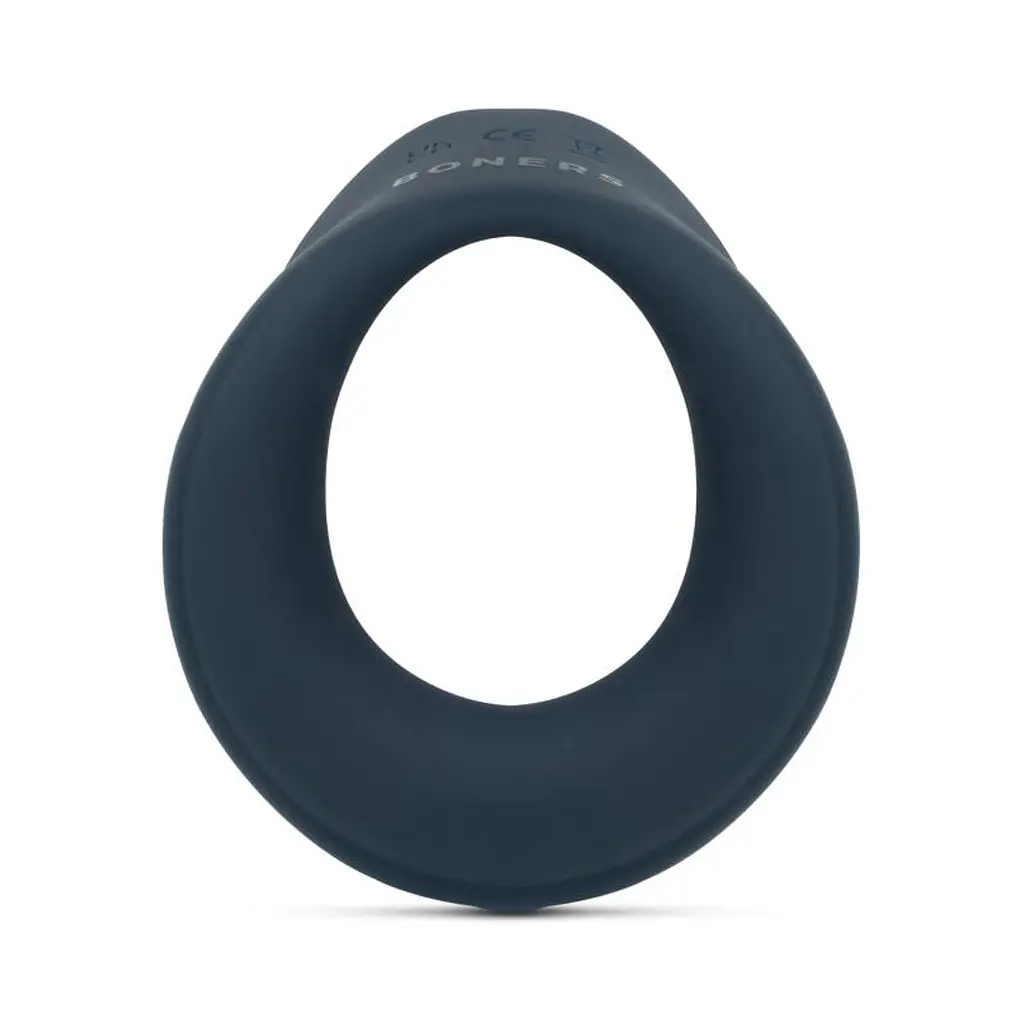 Віброкільце Boners Vibrating Cock Ring, 8.5 см (синій) - фото 5