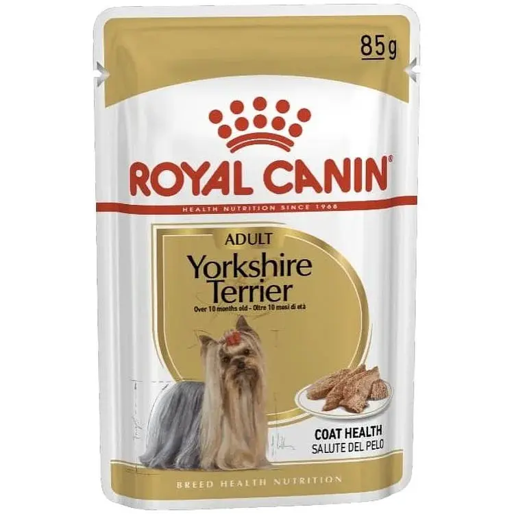 Вологий корм  Royal Canin Yorkshire Adult для дорослих собак породи Йоркширський тер'єр 1.02 кг (12 шт. х 85 г) - фото 2
