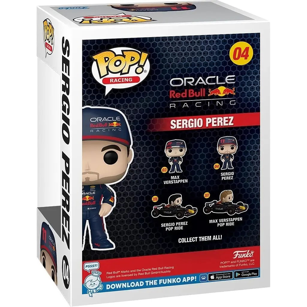 Фігурка Funko Pop! Oracle Red Bull Racing: Серхіо Перес 9.6 см [72269] [118812] - фото 4