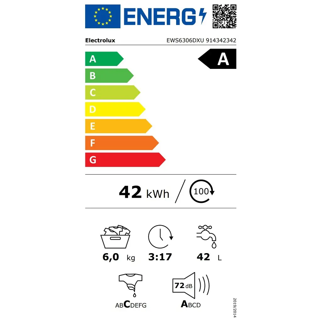Пральна машина Electrolux EWS6306DXU - фото 7