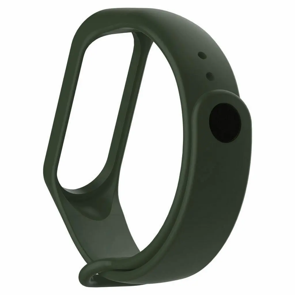 Ремешок для фитнес браслета BeCover Silicone для Xiaomi Mi Band 3/4 Khaki (704649) - фото 2
