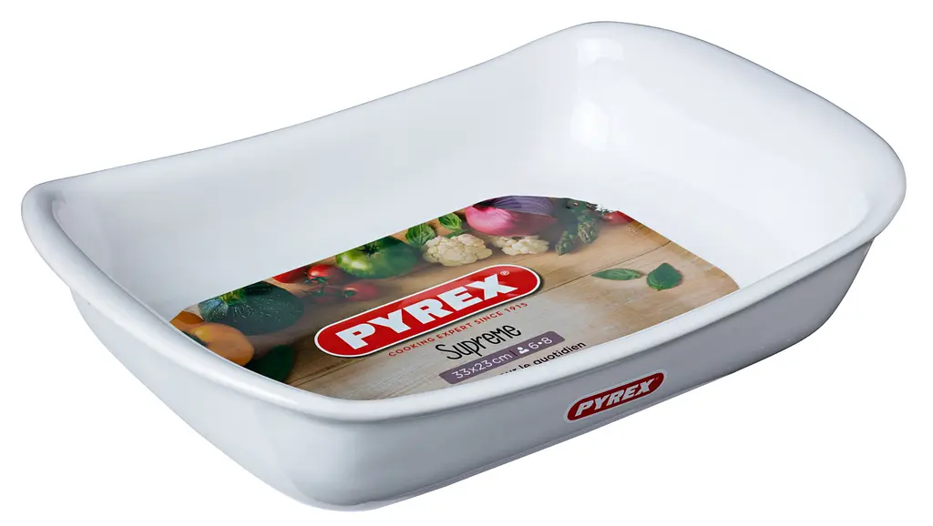 Форма Pyrex Supreme white 33х23 см kuh0015939 - фото 3
