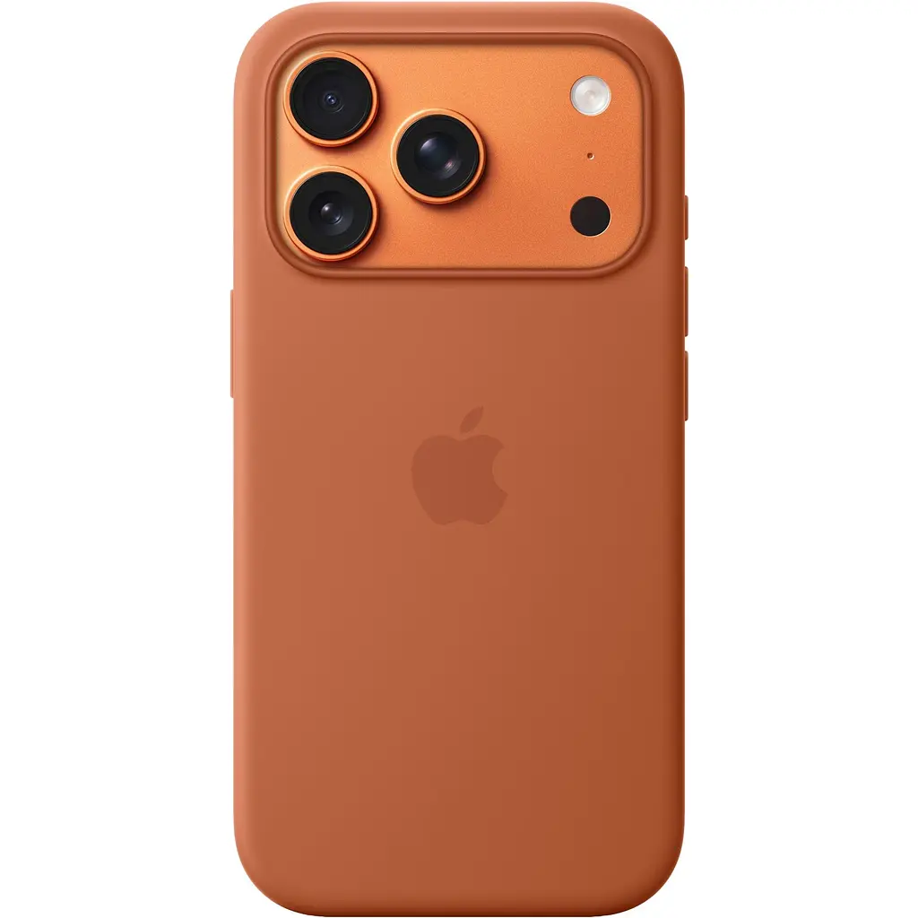Чохол Silicone Case with Button, Animation, MagSafe для Apple iPhone 17 Pro Terra Cotta ААА [149947] - фото 2