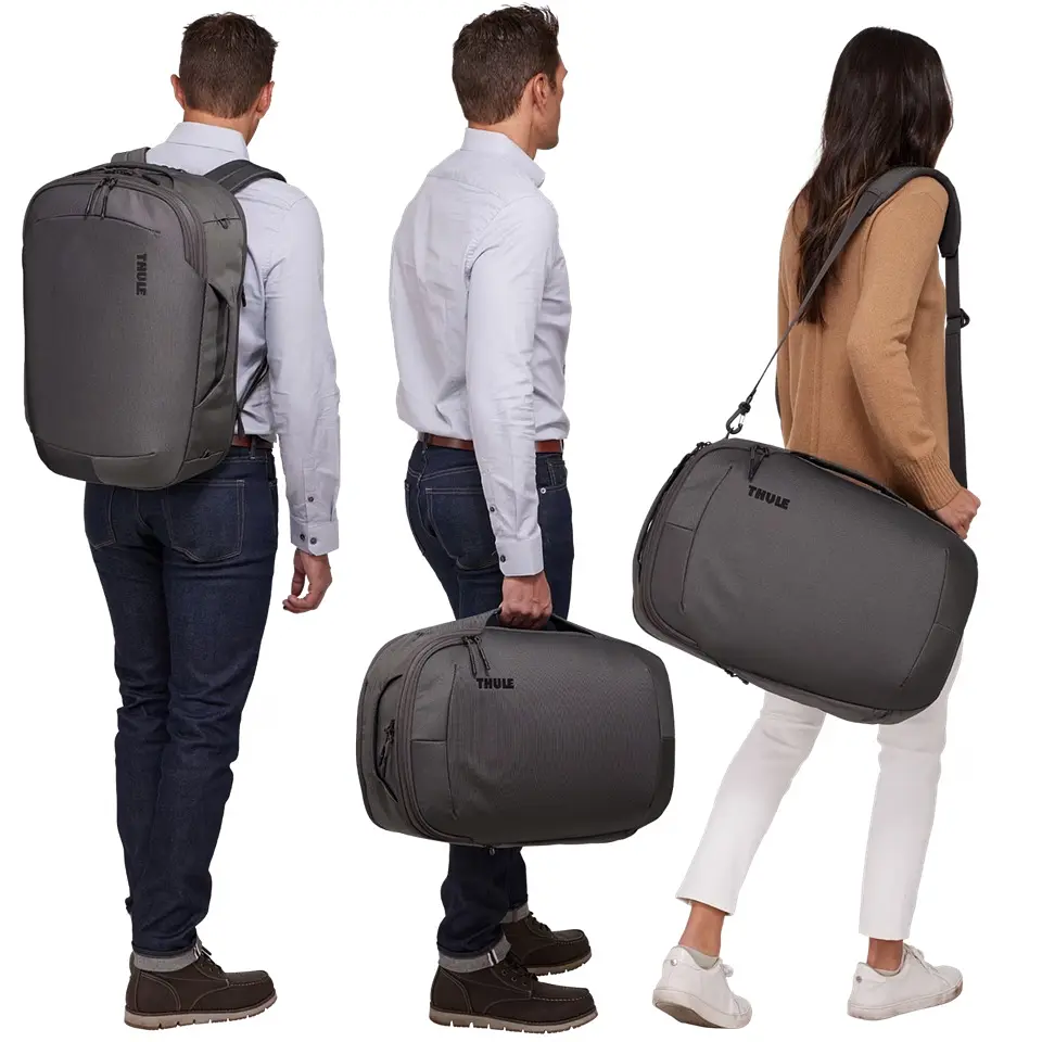 Рюкзак Subterra 2 Convertible Carry-On Bag 40L TSD-440 Vetiver Gray Thule sum0027945 - фото 3