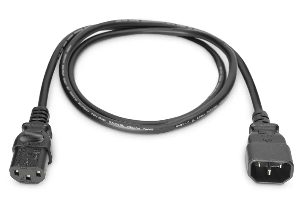 Сетевой кабель Digitus C14/M - C13/F, 5м, черный teh0013675 - фото 3