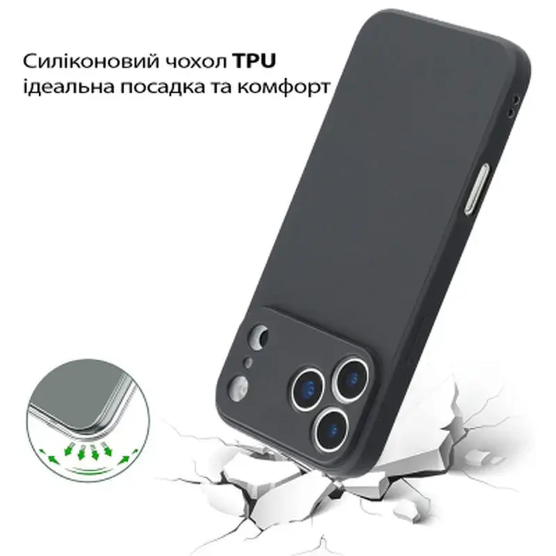 Чохол до мобільного телефона BeCover Apple iPhone 17 Pro Black (713760) - фото 4