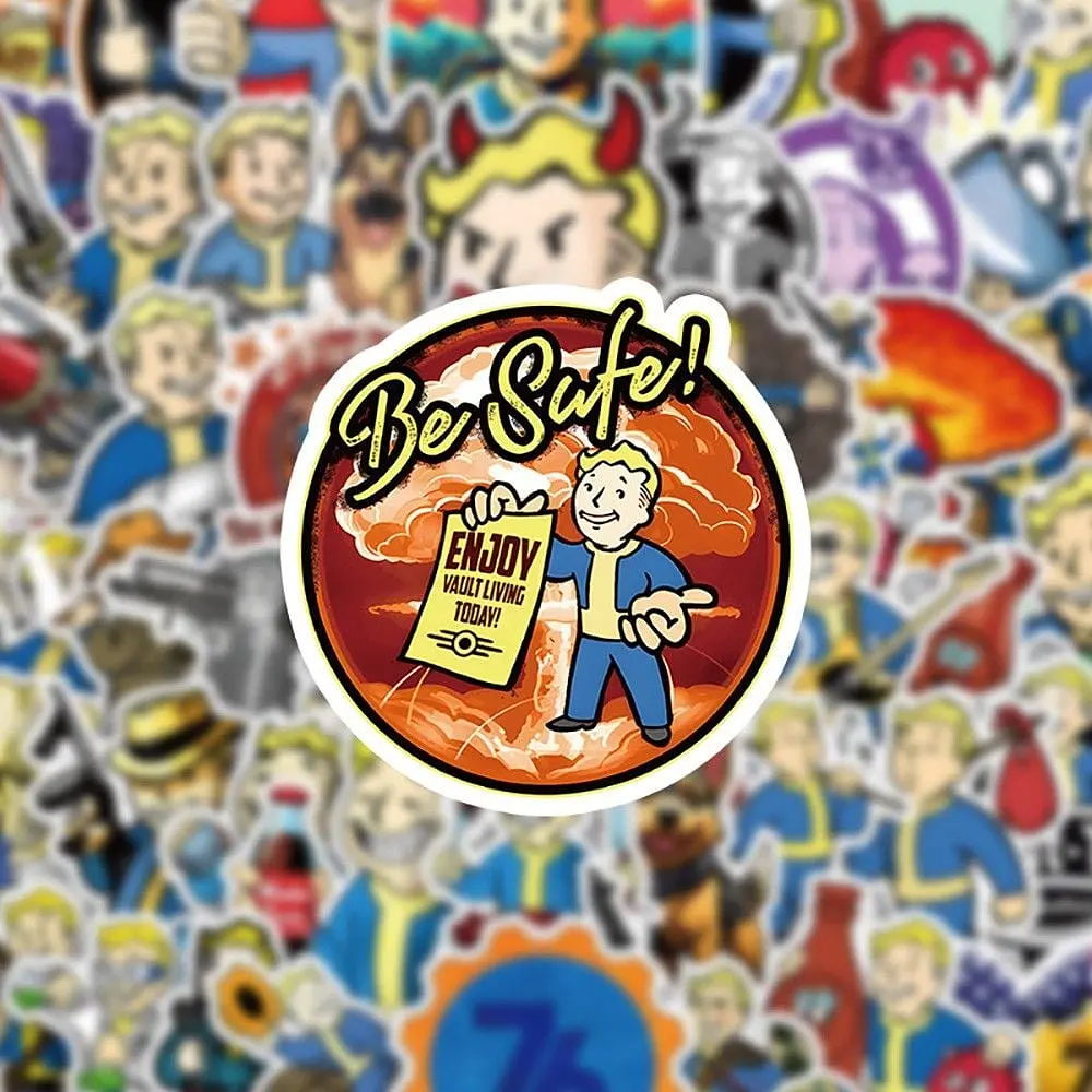 Стикерпак GeekLand Fallout 50 штук - фото 2