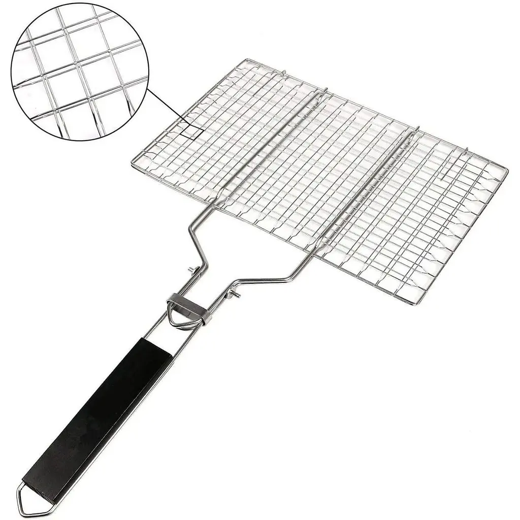 Решітка-гриль Grilli зі складною ручкою 32x22 см (777113) - фото 2
