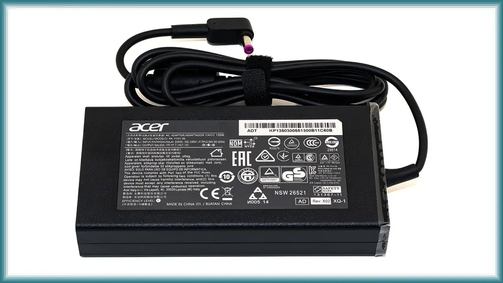 Блок живлення для ноутбука Acer 19V 7.1A роз'єм 5.5/1.7mm вир-ва LiteOn ORG - фото 2