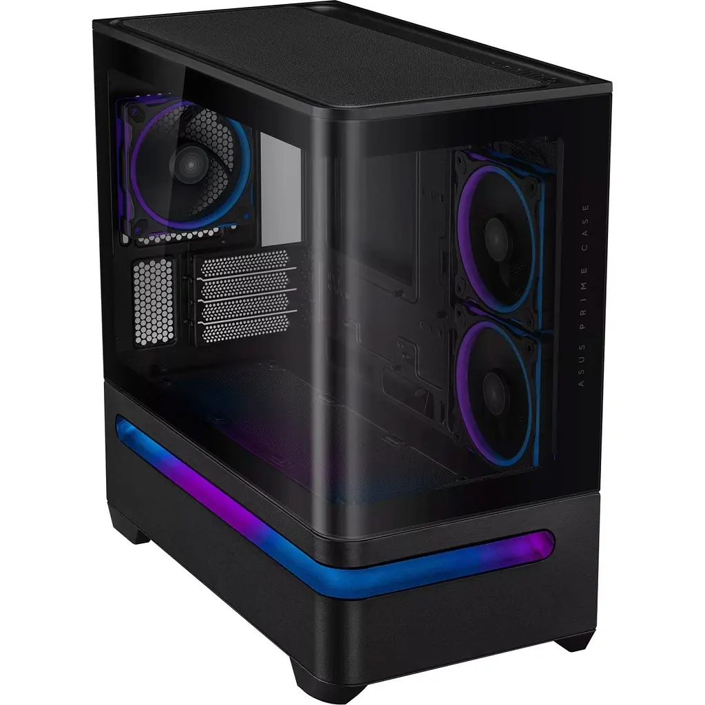 Корпус Asus Prime AP202 ARGB із загартованим склом чорний (90DC00P0-B19000) [173327] - фото 3