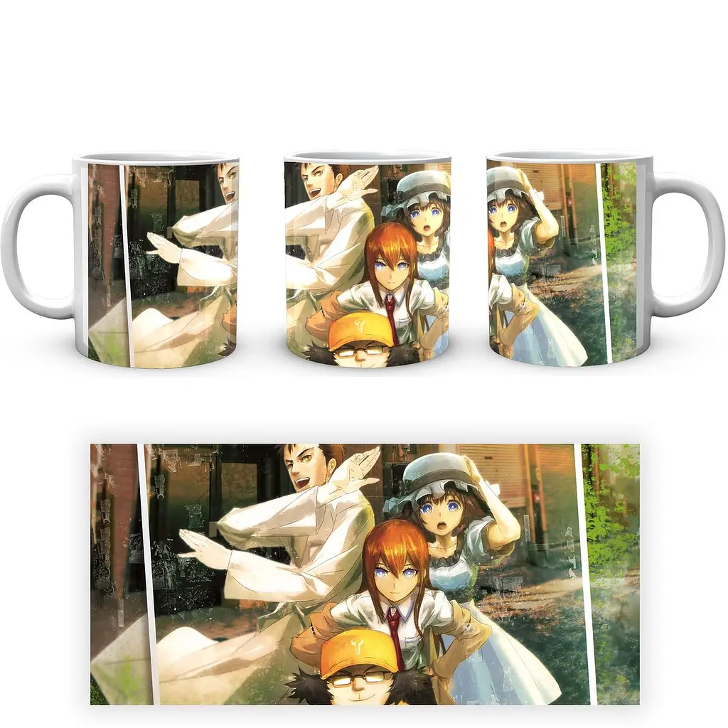 Кружка GeekLand Steins Gate Брама Штейна Макисе Ринтаро Маюри SG 14 330 мл белая - фото 3