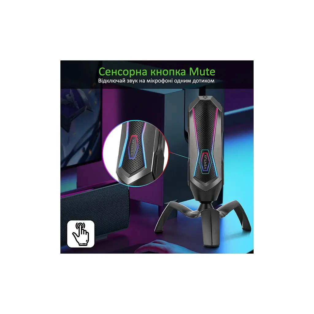 Мікрофон Vertux Marshal USB Black (marshal.black) - фото 5