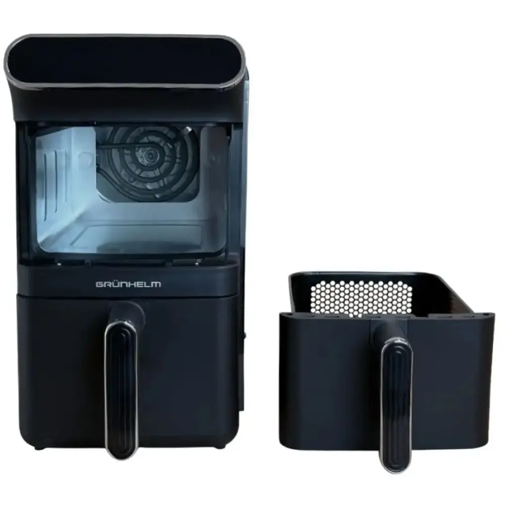 Мультипіч електрична Grunhelm GAF1100D 1500 Вт 11 л чорна (147285) - фото 9